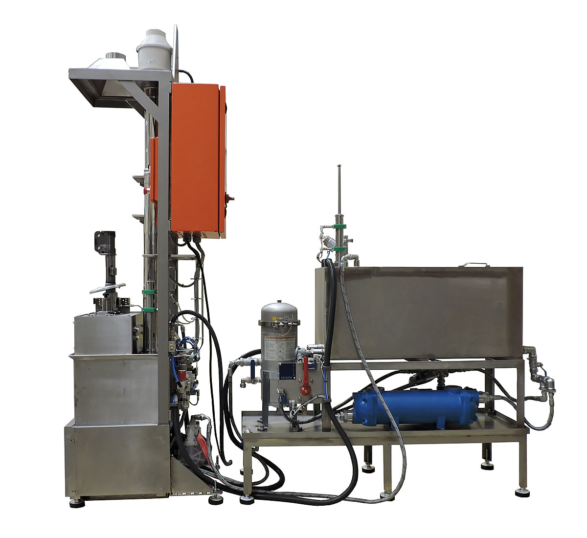 Machine de refroidissement de carcasses d’amortisseur