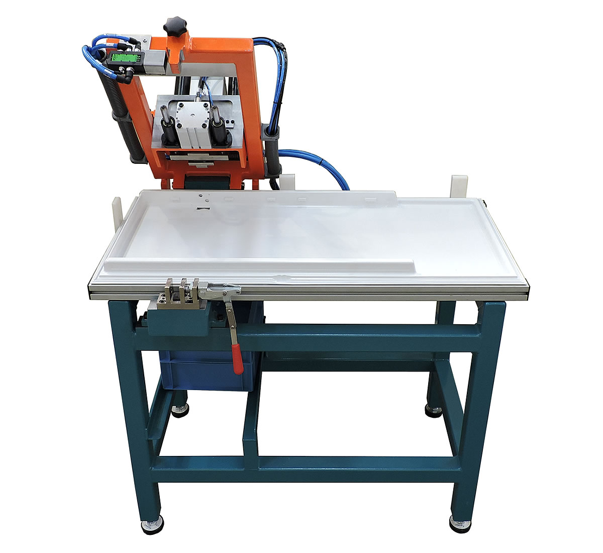 Refrigerator door punching machine