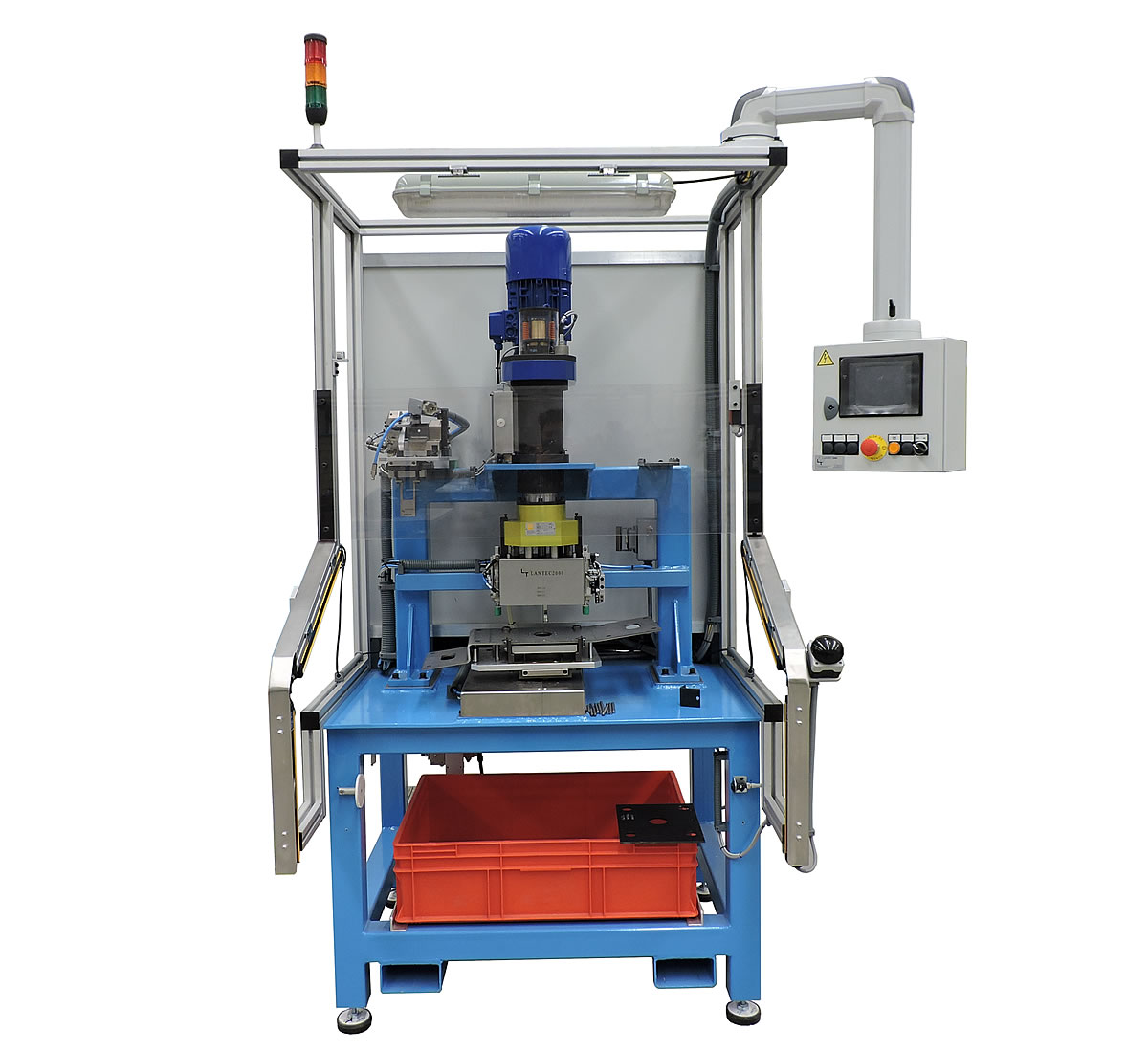 Machine de filetages multiples sur des tôles